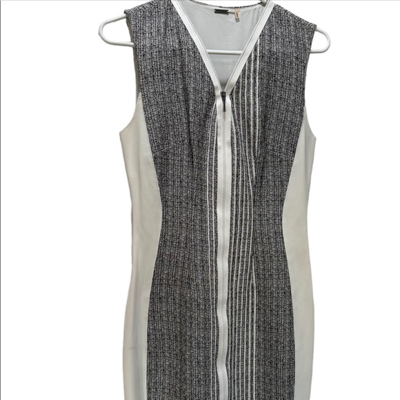 Elie Tahari Mila NWOT dress Sz 4 black & white (SH yellow 1) - Picture 1 of 4